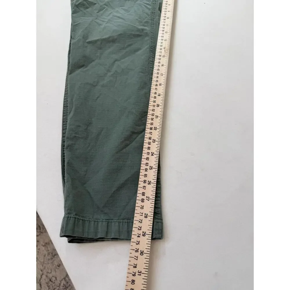 Vuori Ripstop Climber Pants Mens XL Zip Pocket Drawstring Stretch Green V412 - Picture 5 of 5